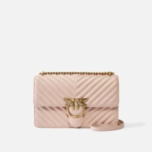 Classic Icon chevron-quilted Love-bag-PINK